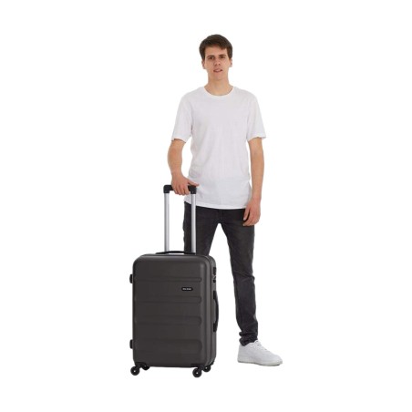 Roll Road FLEX 5849261 Trolley Medio 65X46X25 cm 4 Ruote Rigido Antracite
