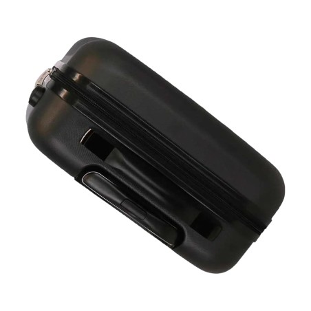 Roll Road INDIA  5089521 Set 2 Trolley 55-70 cm 4 Ruote Nero