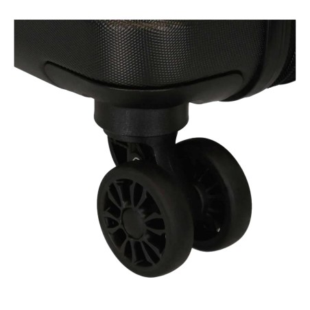 Roll Road INDIA  5089521 Set 2 Trolley 55-70 cm 4 Ruote Nero
