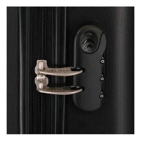 Roll Road INDIA  5089521 Set 2 Trolley 55-70 cm 4 Ruote Nero