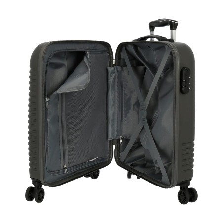 Roll Road INDIA  5089122 Trolley Cabina 40x55x20 cm 4 Ruote Rigido Antracite