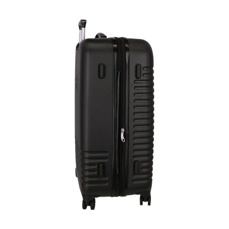 Roll Road INDIA  5089221 Trolley Medio 48x70x27 cm 4 Ruote Rigido Nero