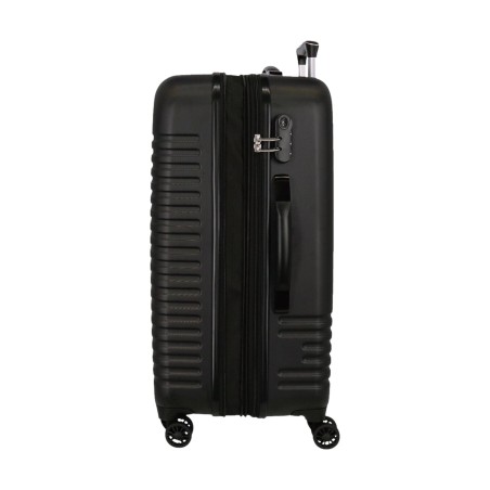 Roll Road INDIA  5089221 Trolley Medio 48x70x27 cm 4 Ruote Rigido Nero
