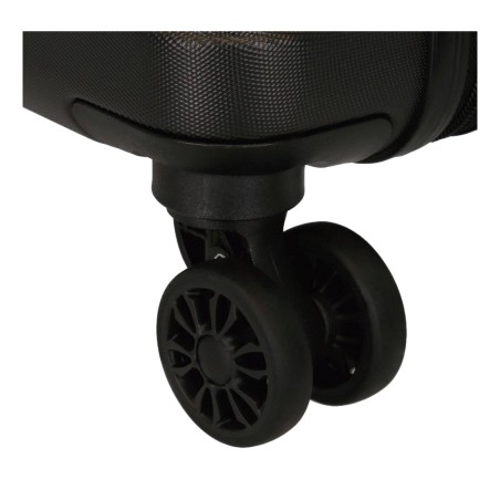 Roll Road INDIA  5089221 Trolley Medio 48x70x27 cm 4 Ruote Rigido Nero