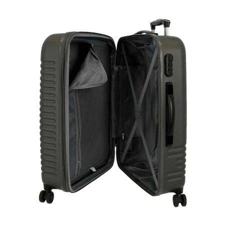 Roll Road INDIA  5089522 Set 2 Trolley 55-70 cm 4 Ruote Antracite