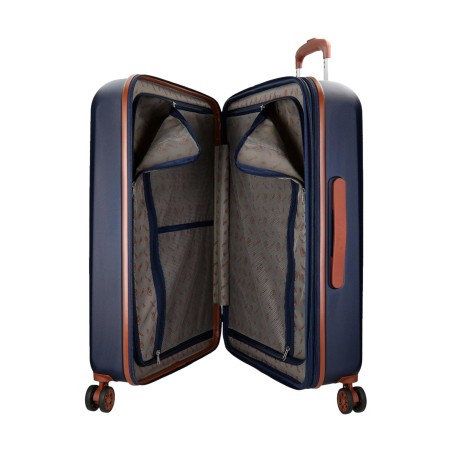 El Potro OCURI 5128826 Trolley Medio Estendibile 70X49X28 cm 4 Ruote Rigido Blu Navy