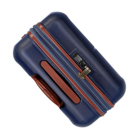 El Potro OCURI 5128826 Trolley Medio Estendibile 70X49X28 cm 4 Ruote Rigido Blu Navy