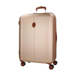 El Potro OCURI 5128827 Trolley Medio Estendibile 70X49X28 cm 4 Ruote Rigido Champagne