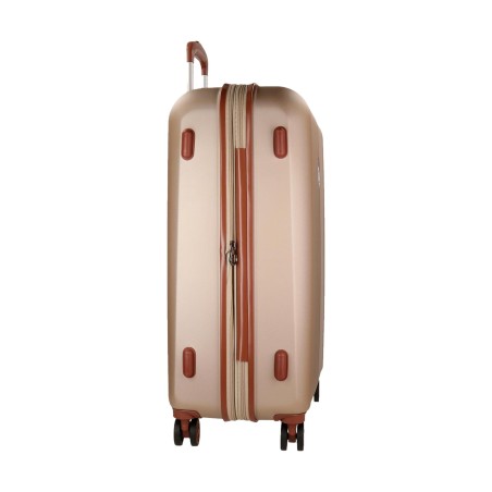 El Potro OCURI 5128827 Trolley Medio Estendibile 70X49X28 cm 4 Ruote Rigido Champagne
