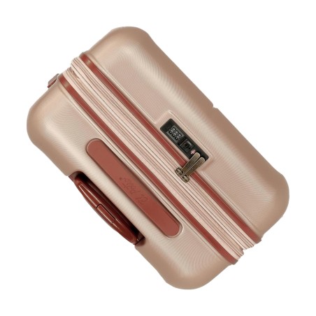 El Potro OCURI 5128827 Trolley Medio Estendibile 70X49X28 cm 4 Ruote Rigido Champagne