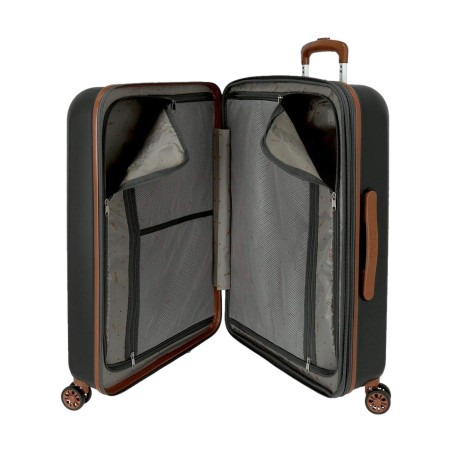 El Potro OCURI 5128821 Trolley Medio Estendibile 70X49X28 cm 4 Ruote Rigido Grigio