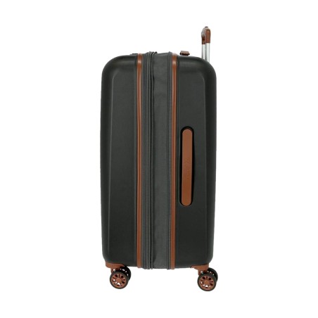 El Potro OCURI 5128821 Trolley Medio Estendibile 70X49X28 cm 4 Ruote Rigido Grigio