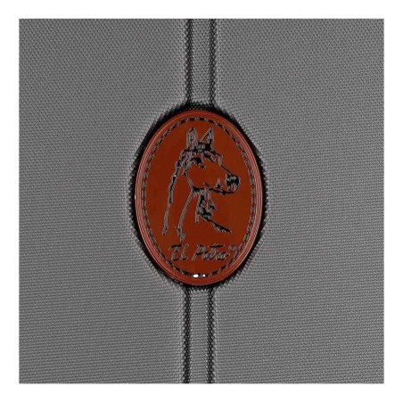 El Potro OCURI 5128821 Trolley Medio Estendibile 70X49X28 cm 4 Ruote Rigido Grigio