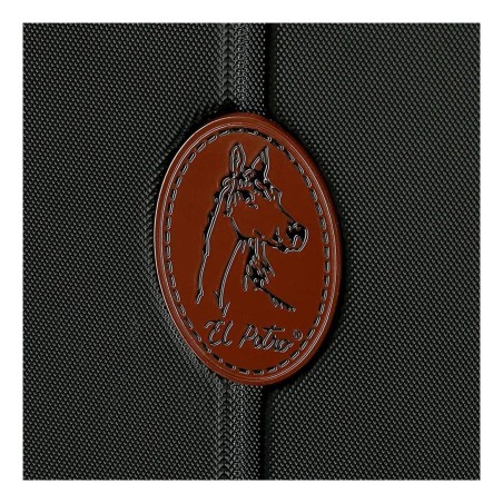 El Potro OCURI 5128821 Trolley Medio Estendibile 70X49X28 cm 4 Ruote Rigido Grigio