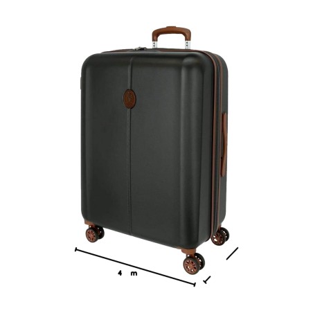 El Potro OCURI 5128921 SET 2 PZ Trolley Exensible 55-70 cm 4 Ruote Rigido Grigio