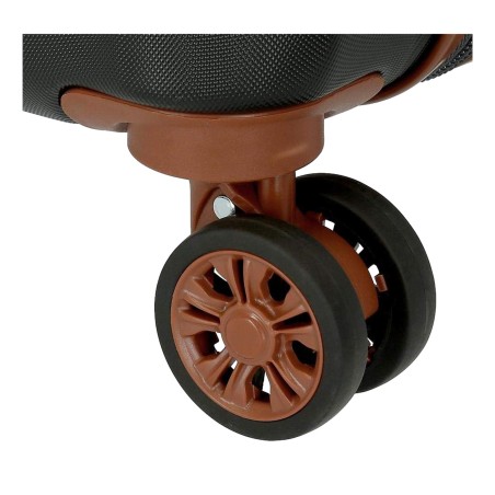 El Potro OCURI 5128921 SET 2 PZ Trolley Exensible 55-70 cm 4 Ruote Rigido Grigio