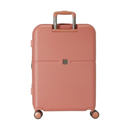 Pepe Jeans 7689226 Trolley Medio Estendibile 70X48X28 cm 4 Ruote Rigido Terracotta