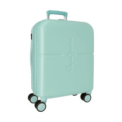 Pepe Jeans 7689125 Trolley Cabina 55X40X20 cm 4 Ruote Rigido Turchese