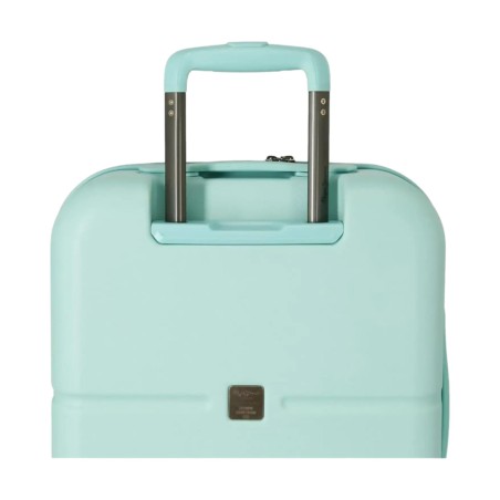 Pepe Jeans 7689125 Trolley Cabina 55X40X20 cm 4 Ruote Rigido Turchese