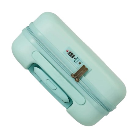 Pepe Jeans 7689125 Trolley Cabina 55X40X20 cm 4 Ruote Rigido Turchese