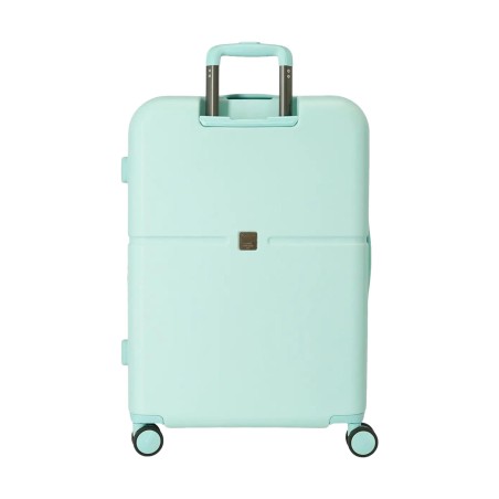 Pepe Jeans 7689225 Trolley Medio Estendibile 70X48X28 cm 4 Ruote Rigido Turchese