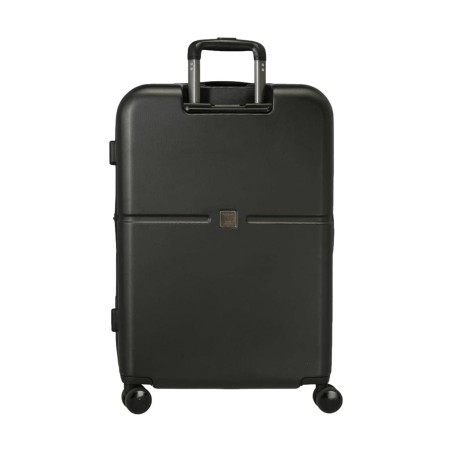 Pepe Jeans 7689221 Trolley Medio Estendibile 70X48X28 cm 4 Ruote Rigido Nero