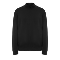 Roly 6439 ULAN Felpa Uomo Con Zip Nero
