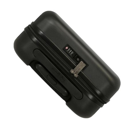 Pepe Jeans 7689121 Trolley Cabina 55X40X20 cm 4 Ruote Rigido Nero