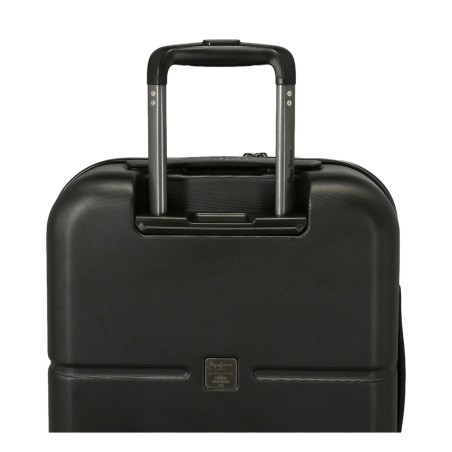 Pepe Jeans 7689521 SET 2 PZ Trolley  50-70 cm 4 Ruote Rigido Nero