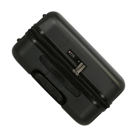 Pepe Jeans 7689521 SET 2 PZ Trolley  50-70 cm 4 Ruote Rigido Nero