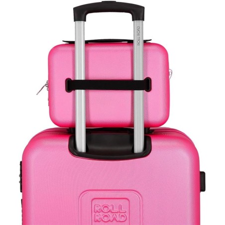 Roll Road CAMBOYA 506392E Beauty Case Adattabile Trolley Fuxia 