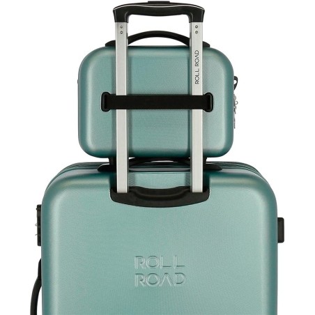 Roll Road INDIA 5083925 Beauty Case Adattabile Trolley Blu Turchese 