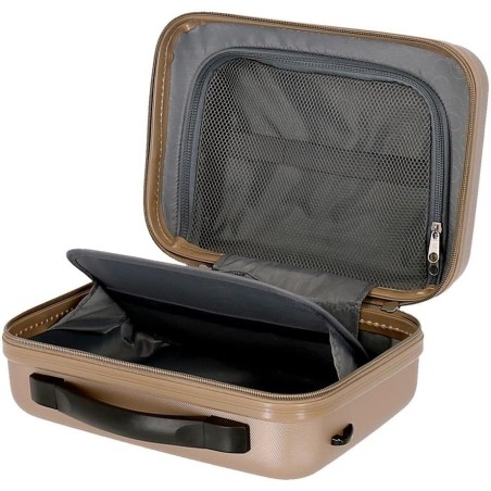 Roll Road 5063922 CAMBOYA Beauty Case Adattabile Trolley Champagne 