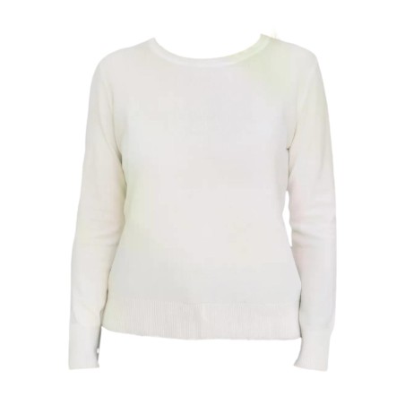 BLASH BS9700004 Maglioncino Girocollo Donna Viscosa Mano Calda Latte