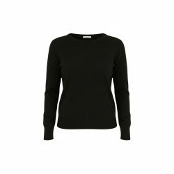 BLASH BS9700004 Maglioncino Girocollo Donna Viscosa Mano Calda Nero