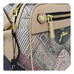 Gattinoni Planetarium BIGPL6555WPQ003 Camera Case Crossbody con Tracolla Watercolor Beige 2