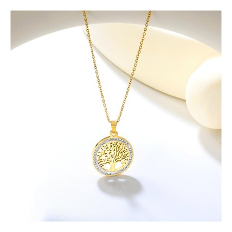 GC Jewels Collana Albero della Vita Oro e Argento