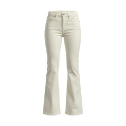 BLASH BS975008 Jeans Donna a Zampa Bull Flare 5 Tasche Latte