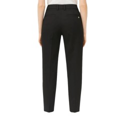 BLASH BS9750102 Pantalone Donna Chino Punto Milano Nero 2
