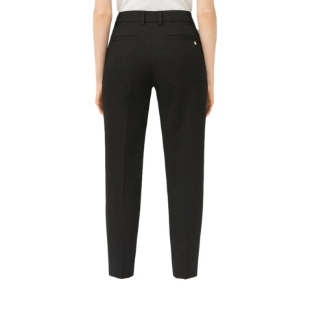 BLASH BS9750102 Pantalone Donna Chino Punto Milano Nero