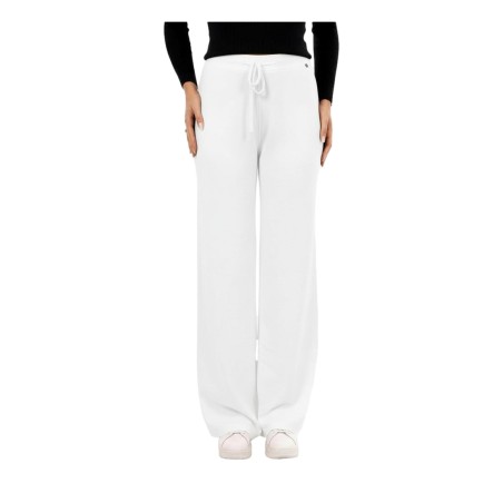 BLASH BS9700013 Pantalone Donna Viscosa Mano Calda Latte