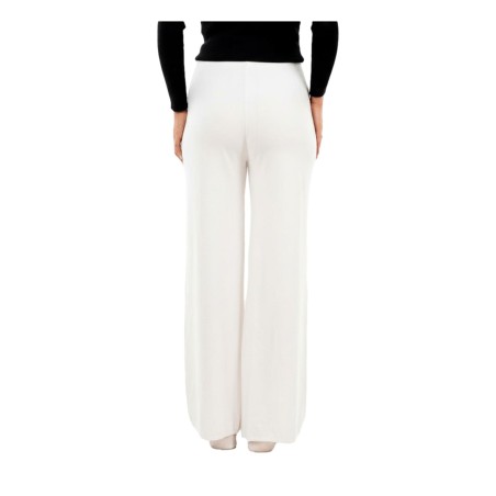 BLASH BS9700013 Pantalone Donna Viscosa Mano Calda Latte