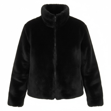 BLASH BS9740026 Giubbino in Eco Pelliccia Donna Nero