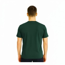 Urban Ring  UR9110001 T-Shirt Uomo Manica Corta Cotone Logo Ricamato Verde Bosco 2