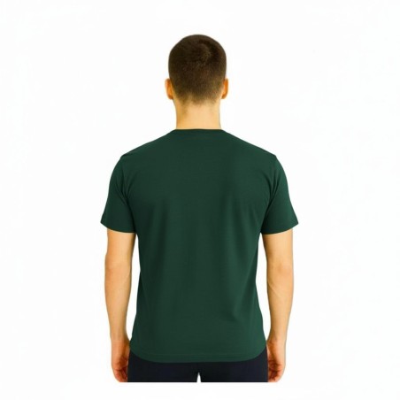 Urban Ring  UR9110001 T-Shirt Uomo Manica Corta Cotone Logo Ricamato Verde Bosco