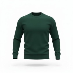 Urban Ring UR9100033 Maglione Uomo Girocollo in Viscosa Verde Bosco