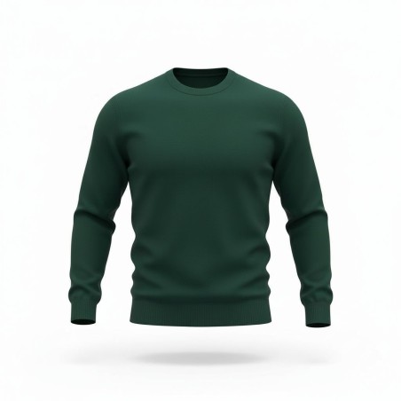 Urban Ring UR9100033 Maglione Uomo Girocollo in Viscosa Verde Bosco