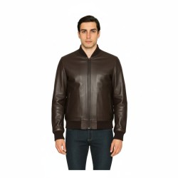 Urban Ring UR9140010  Giubbotto Bomber Uomo Con Colletto e Polsini a Costine Moro