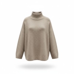 GC Wear  A2947 Maglione Donna Over Beige