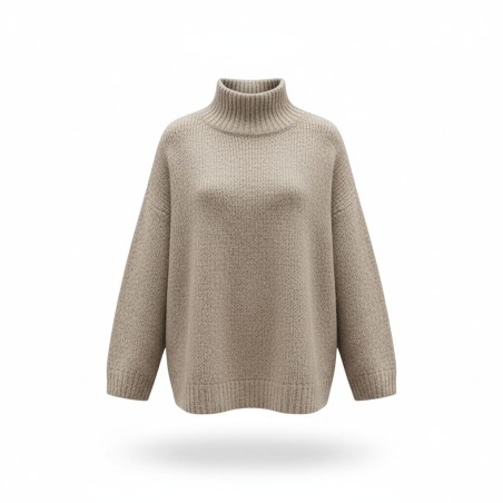 GC Wear  A2947 Maglione Donna Over Beige